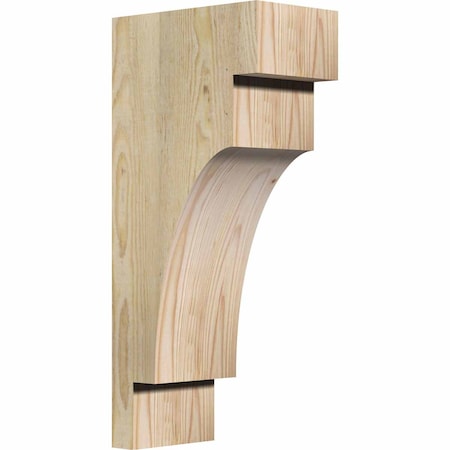 Ekena Millwork Mediterranean Rough Sawn Corbel, Douglas Fir, 6"W x 10"D x 22"H COR06X10X22MED00RDF